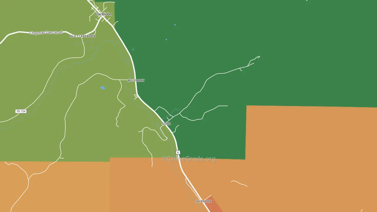 16352, PA Map of Theft Rates