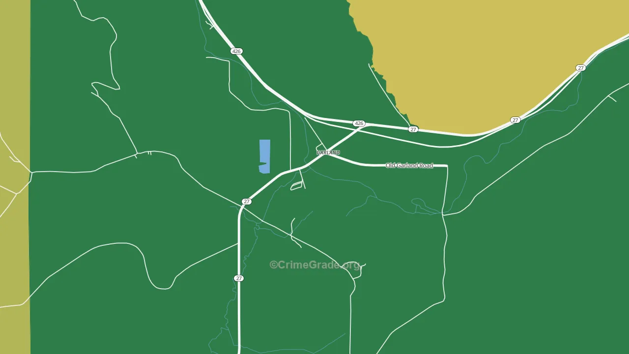 16416, PA Map of Theft Rates