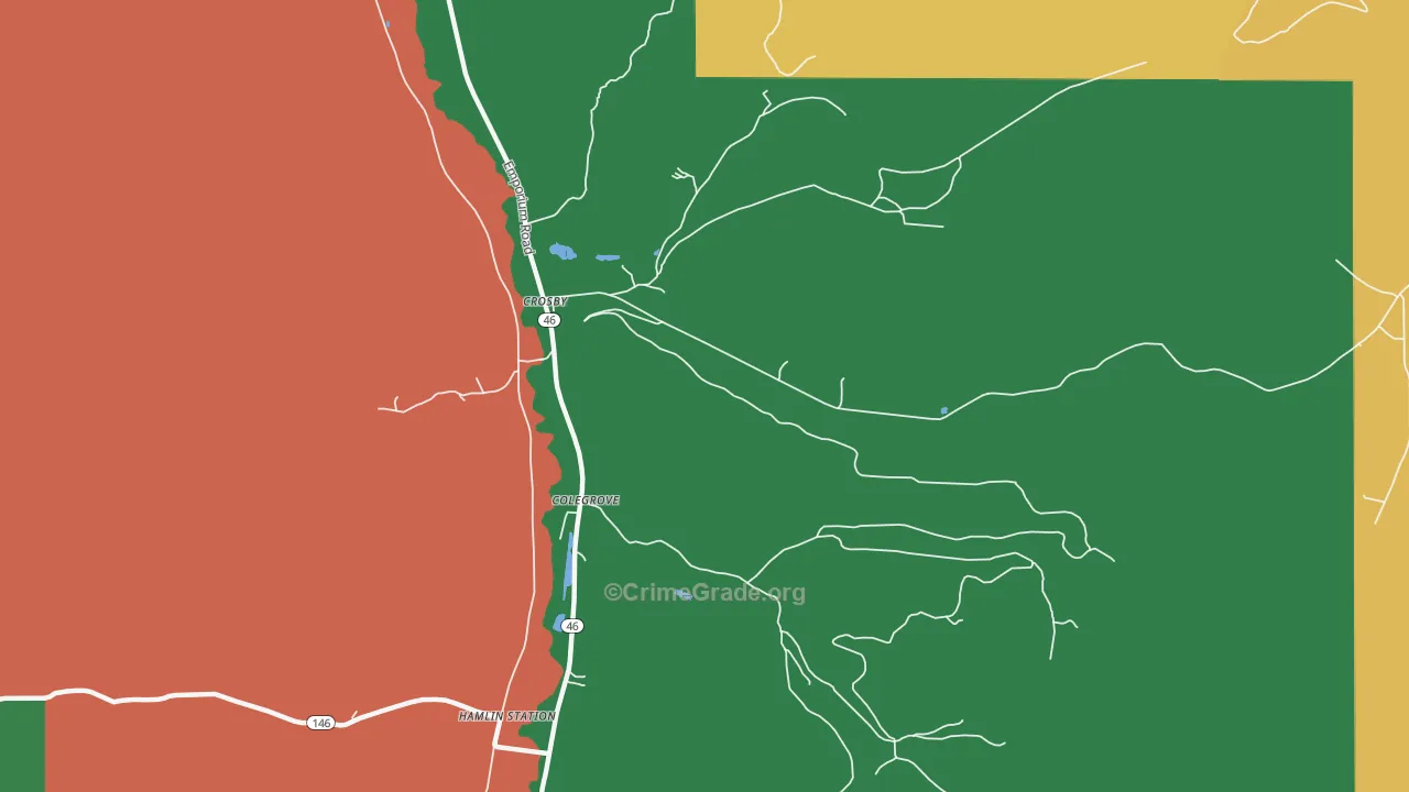 16724, PA Map of Theft Rates