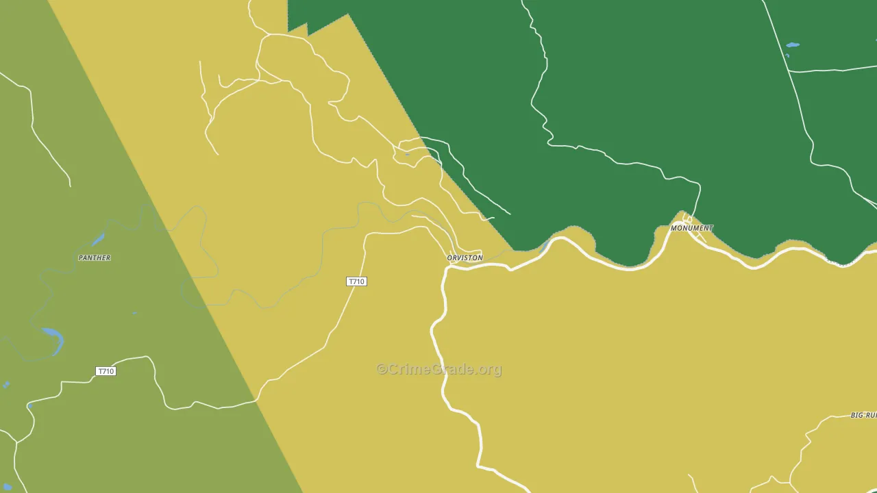 16864, PA Map of Theft Rates