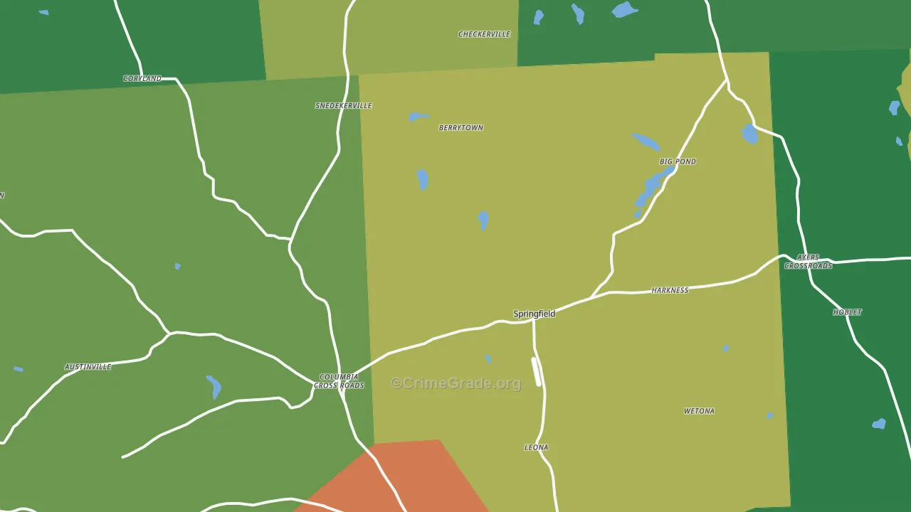 16914, PA Map of Theft Rates