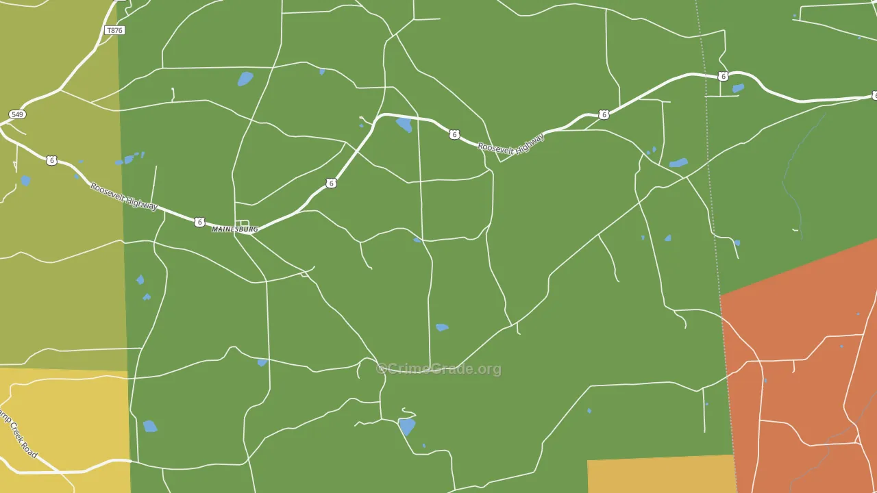 16932, PA Map of Theft Rates