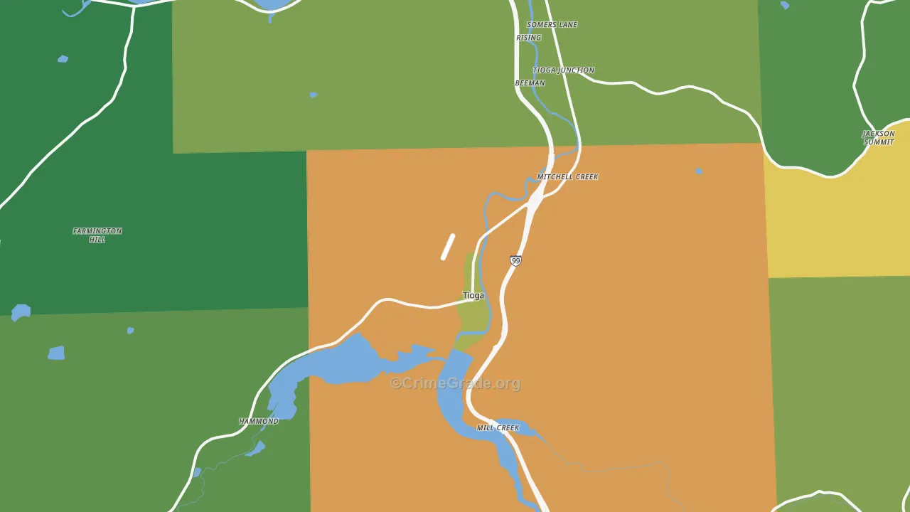 16946, PA Map of Theft Rates