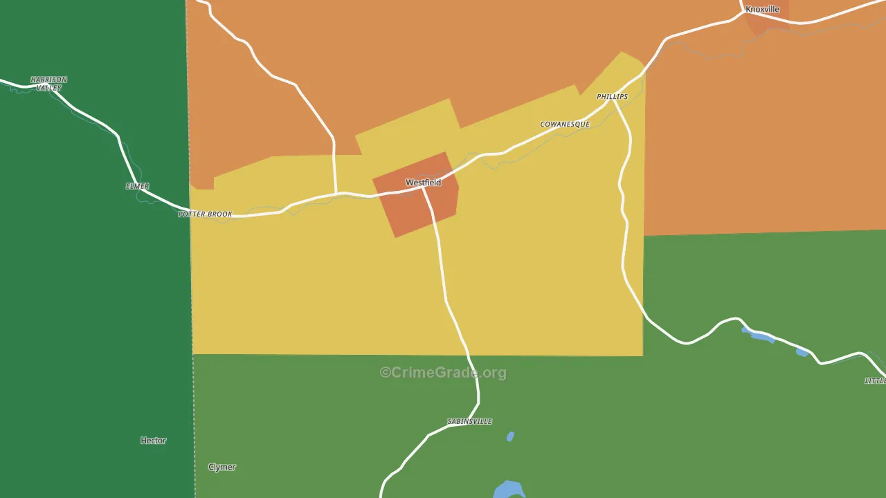 16950, PA Map of Theft Rates