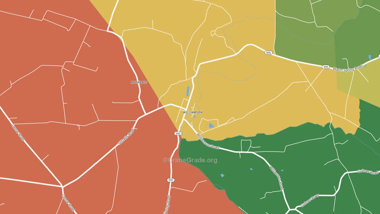 17270, PA Map of Theft Rates