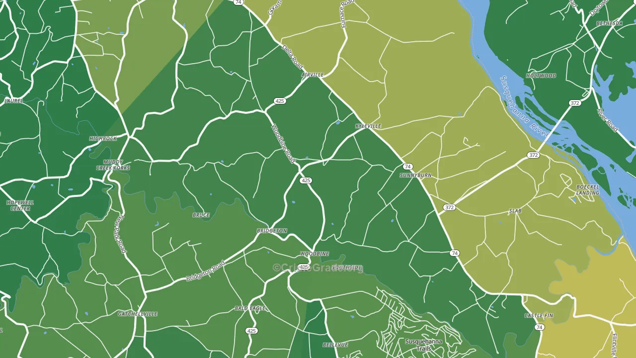 17302, PA Map of Theft Rates