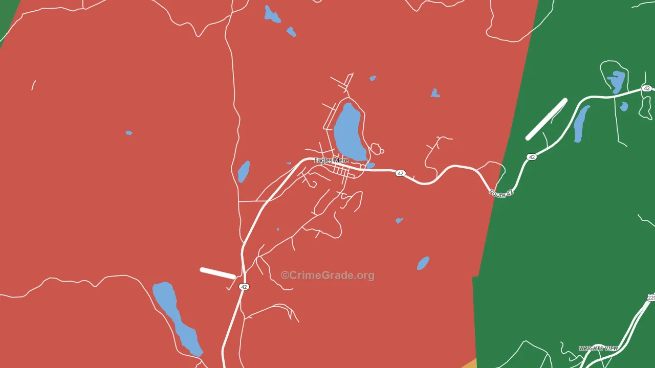 17731, PA Map of Theft Rates