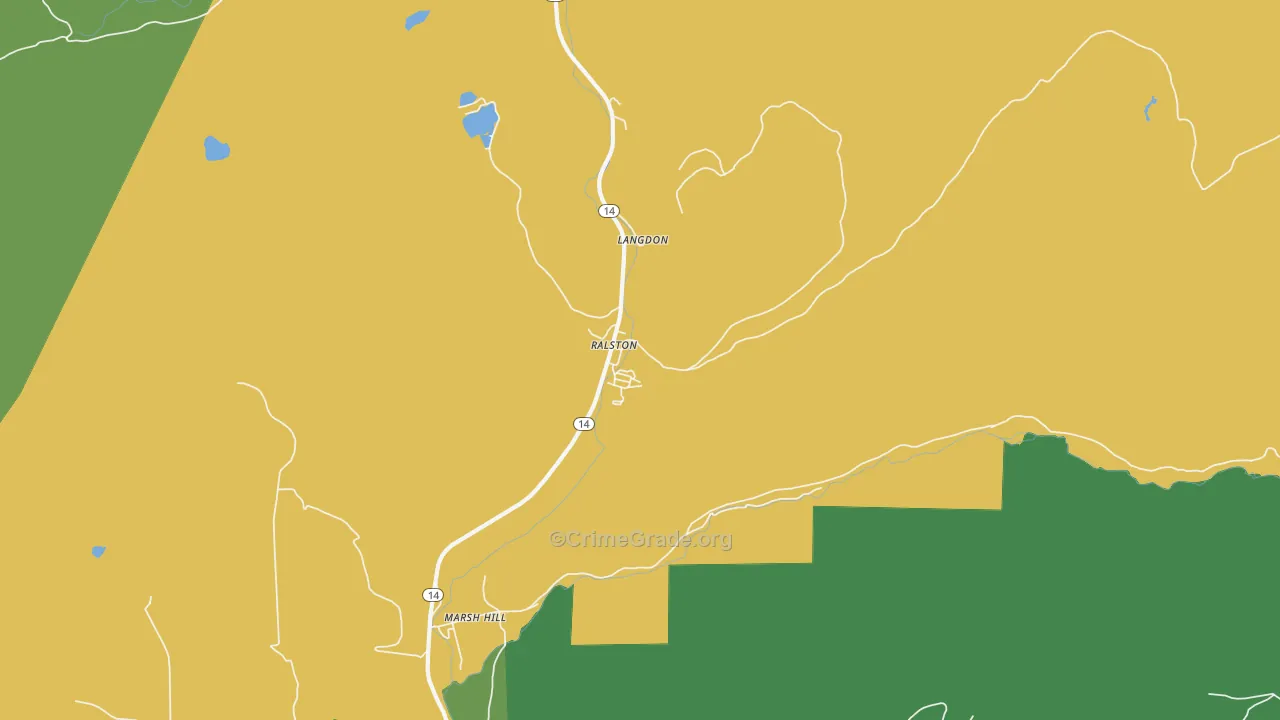 17763, PA Map of Theft Rates
