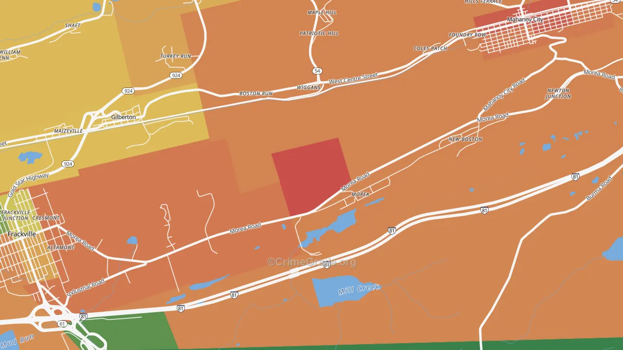 17932, PA Map of Theft Rates