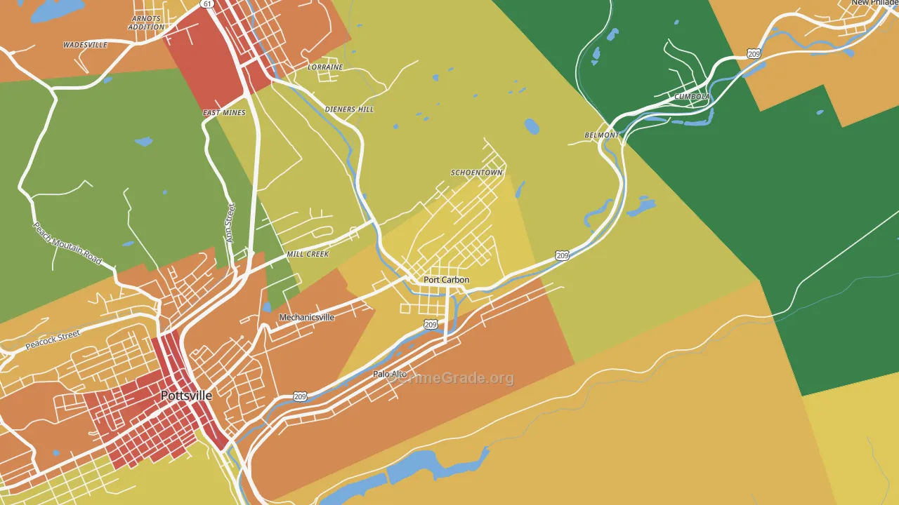 17965, PA Map of Theft Rates