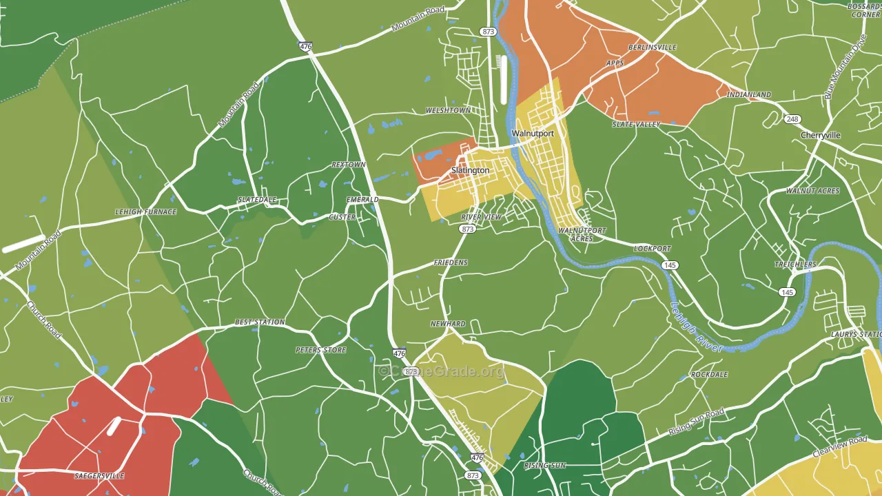 18080, PA Map of Theft Rates
