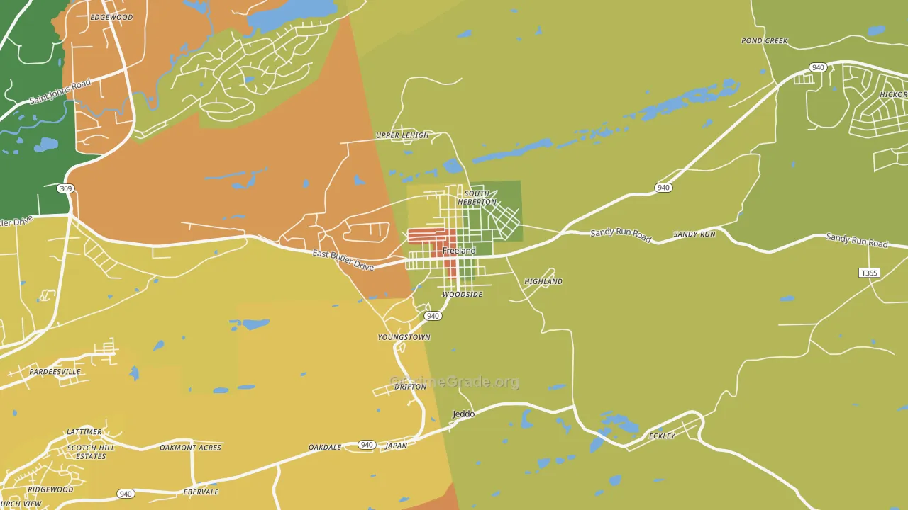 18224, PA Map of Theft Rates