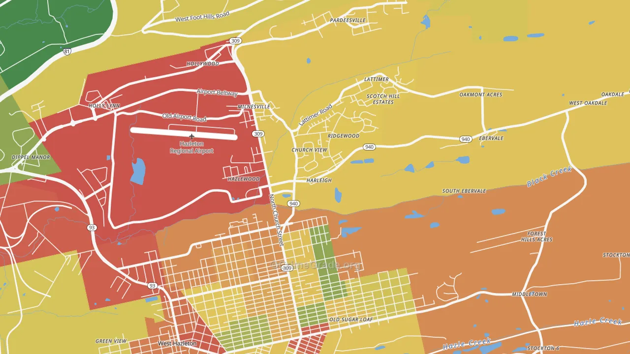 18225, PA Map of Theft Rates