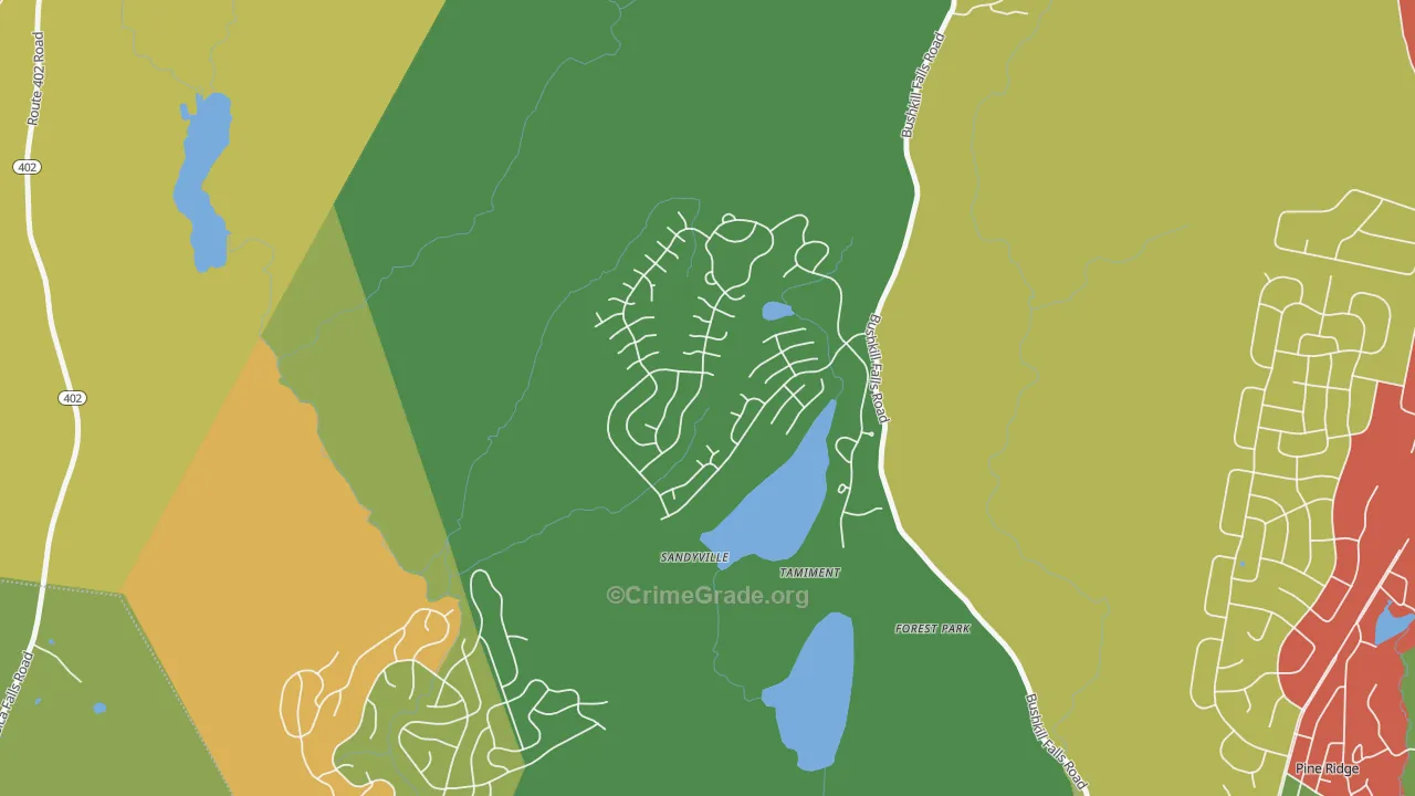 18371, PA Map of Theft Rates