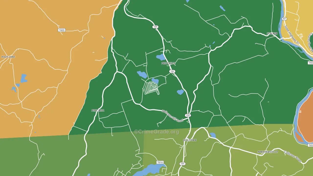 18417, PA Map of Theft Rates