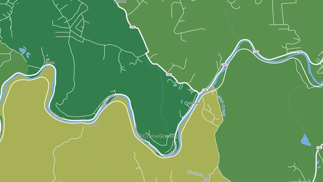 18457, PA Map of Theft Rates