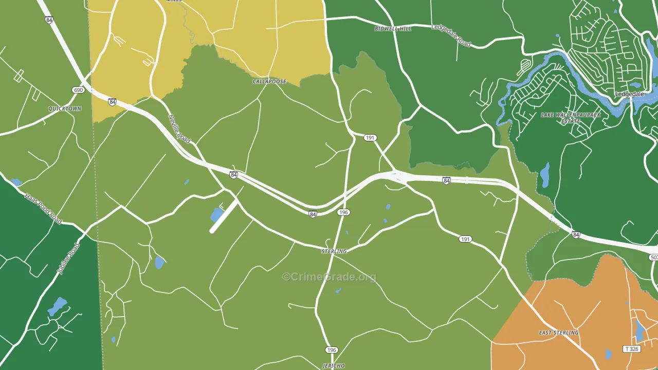 18463, PA Map of Theft Rates