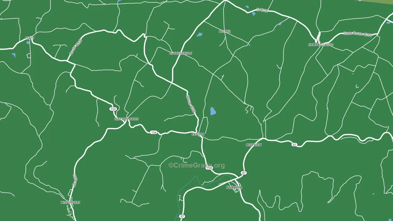 18616, PA Map of Theft Rates