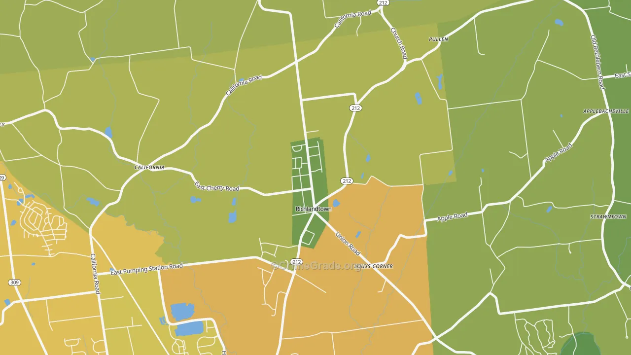 18955, PA Map of Theft Rates