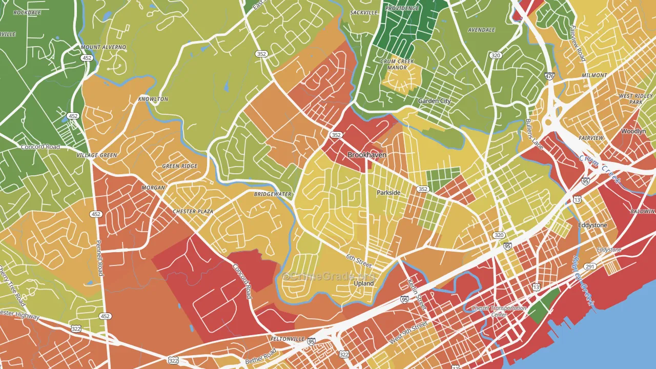 19015, PA Map of Theft Rates