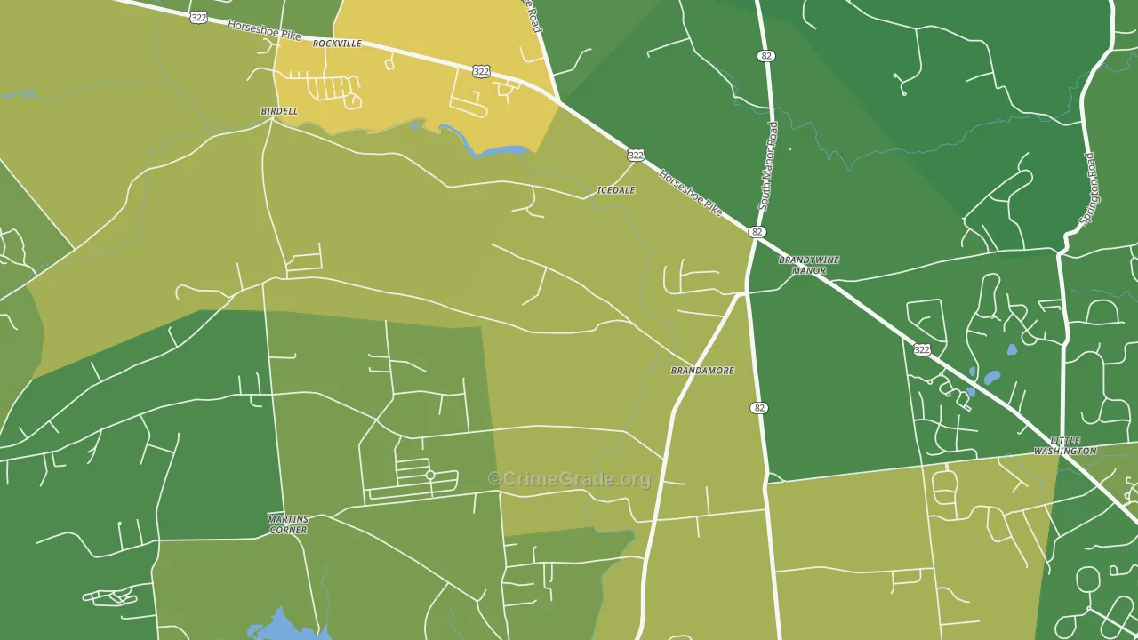 19316, PA Map of Theft Rates