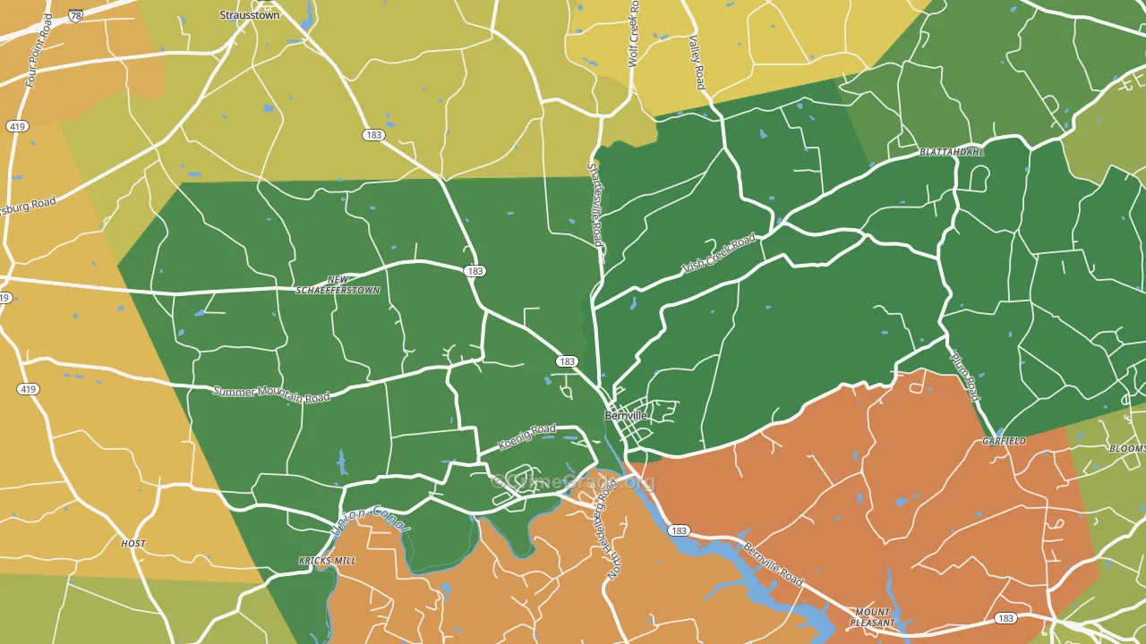 19506, PA Map of Theft Rates