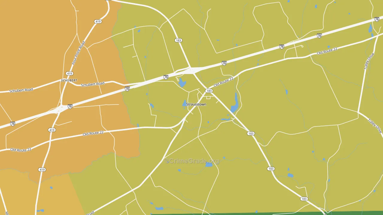 19559, PA Map of Theft Rates