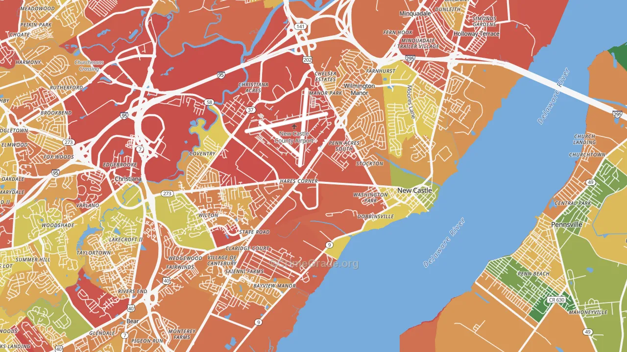 19720, DE Map of Theft Rates