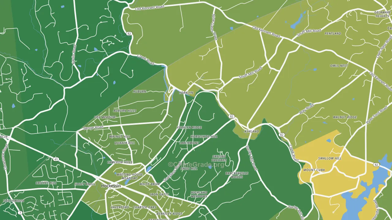 19736, DE Map of Theft Rates
