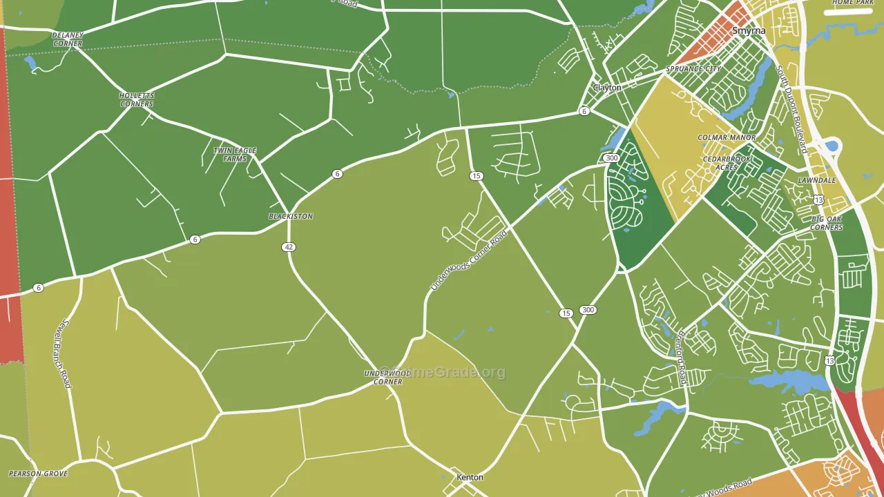 19938, DE Map of Theft Rates