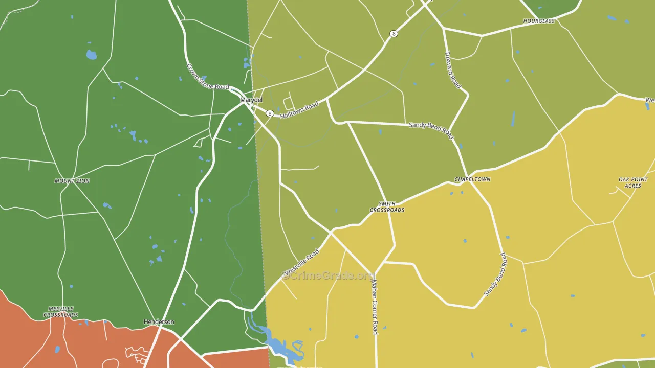 19964, DE Map of Theft Rates