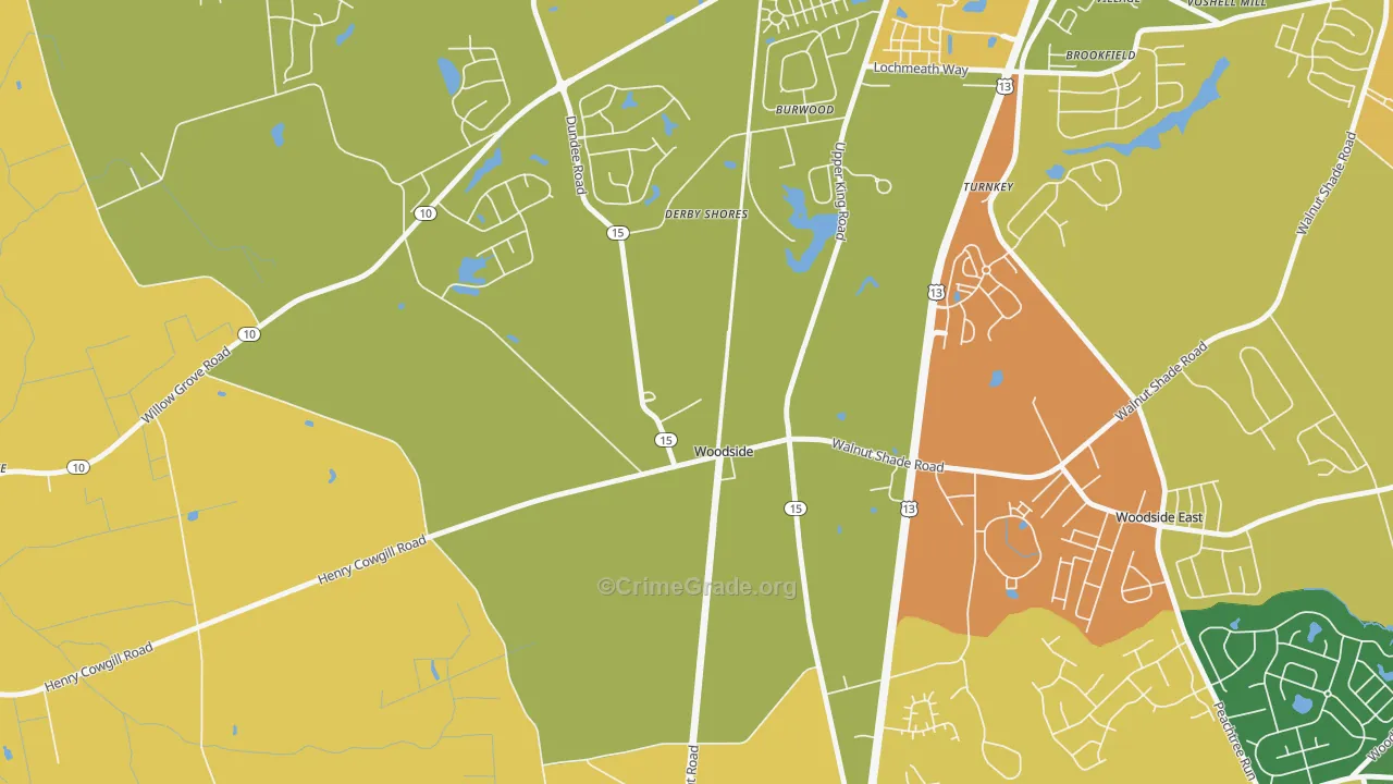 19980, DE Map of Theft Rates