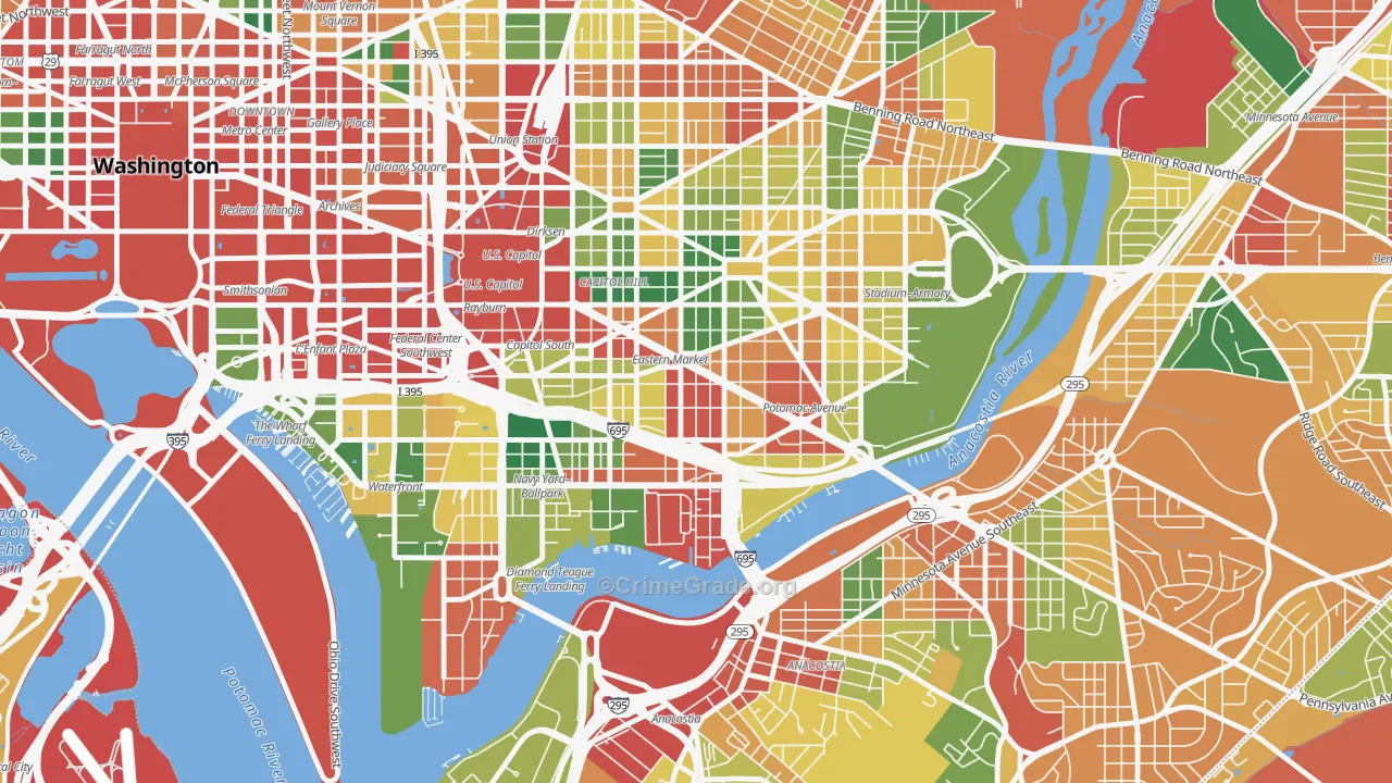 20003, DC Map of Theft Rates