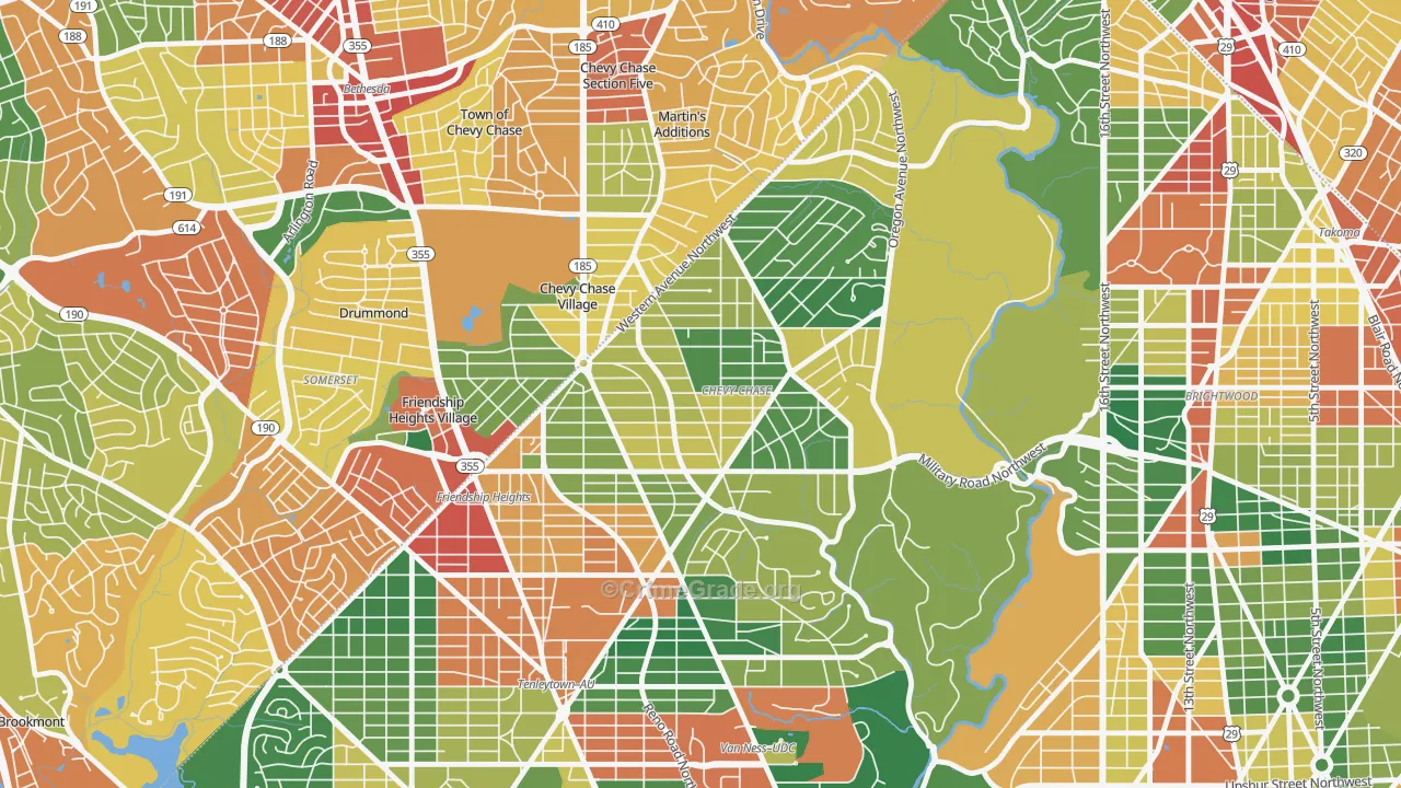 20015, DC Map of Theft Rates