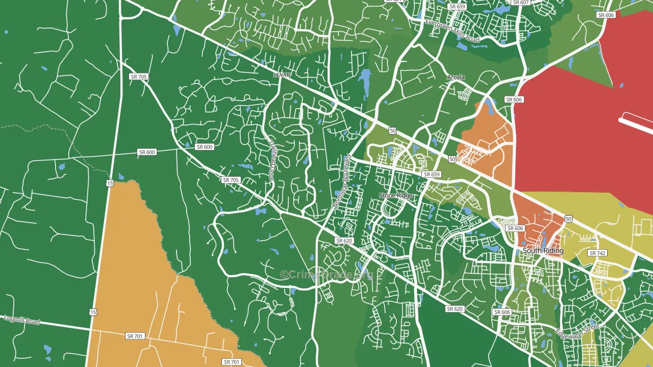 20105, VA Map of Theft Rates