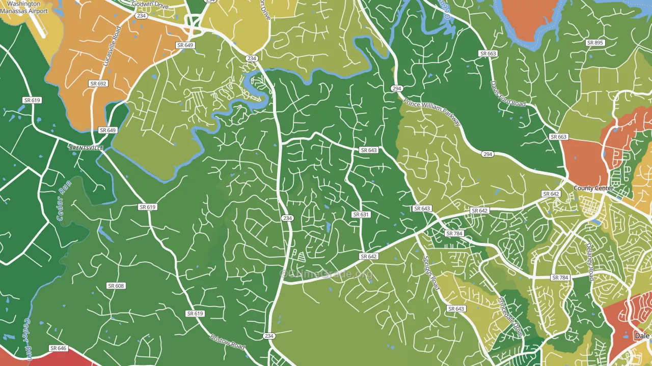 20112, VA Map of Theft Rates