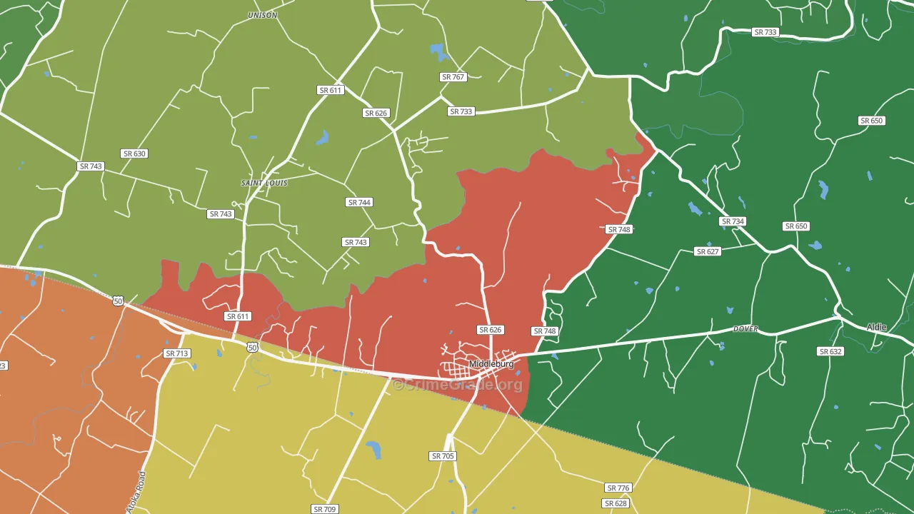 20117, VA Map of Theft Rates