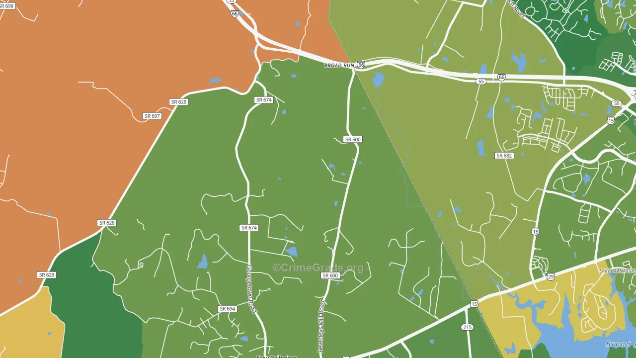 20137, VA Map of Theft Rates