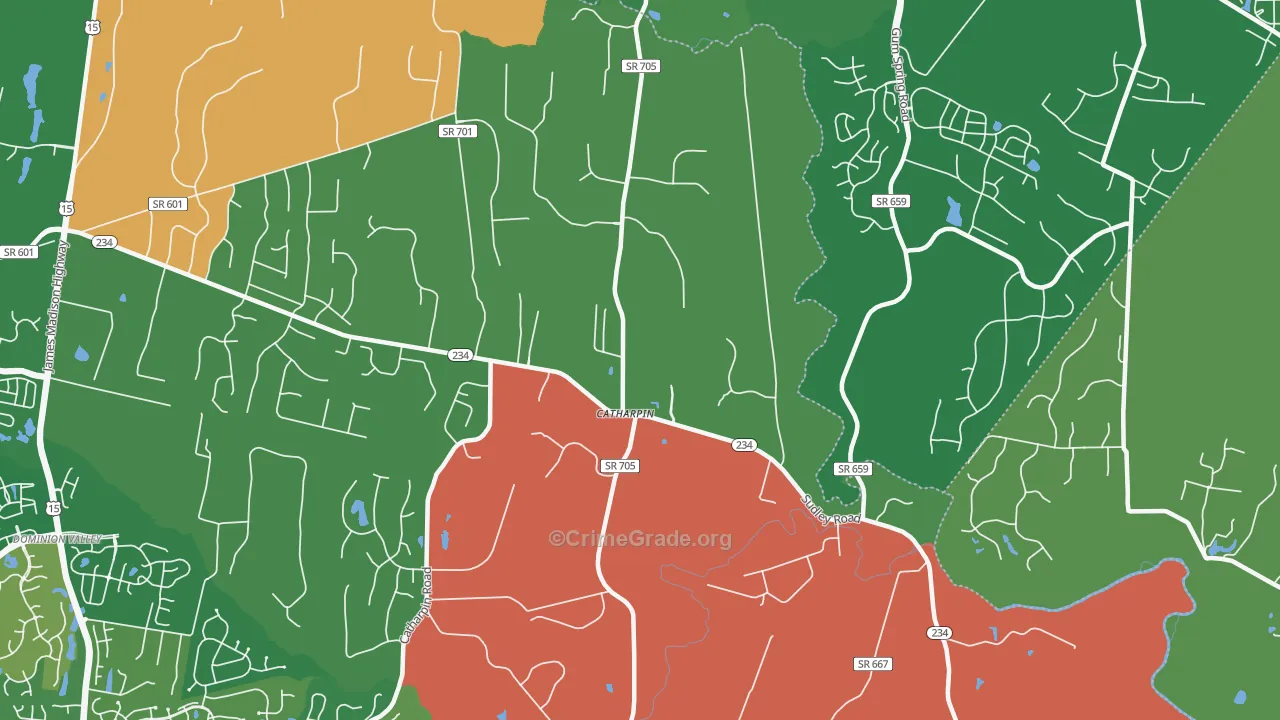 20143, VA Map of Theft Rates