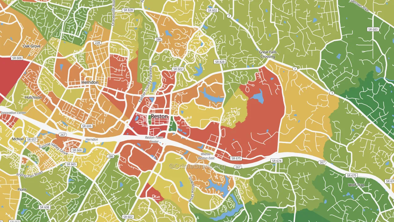20190, VA Map of Theft Rates