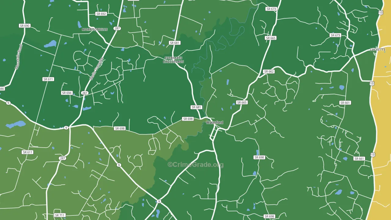 20197, VA Map of Theft Rates