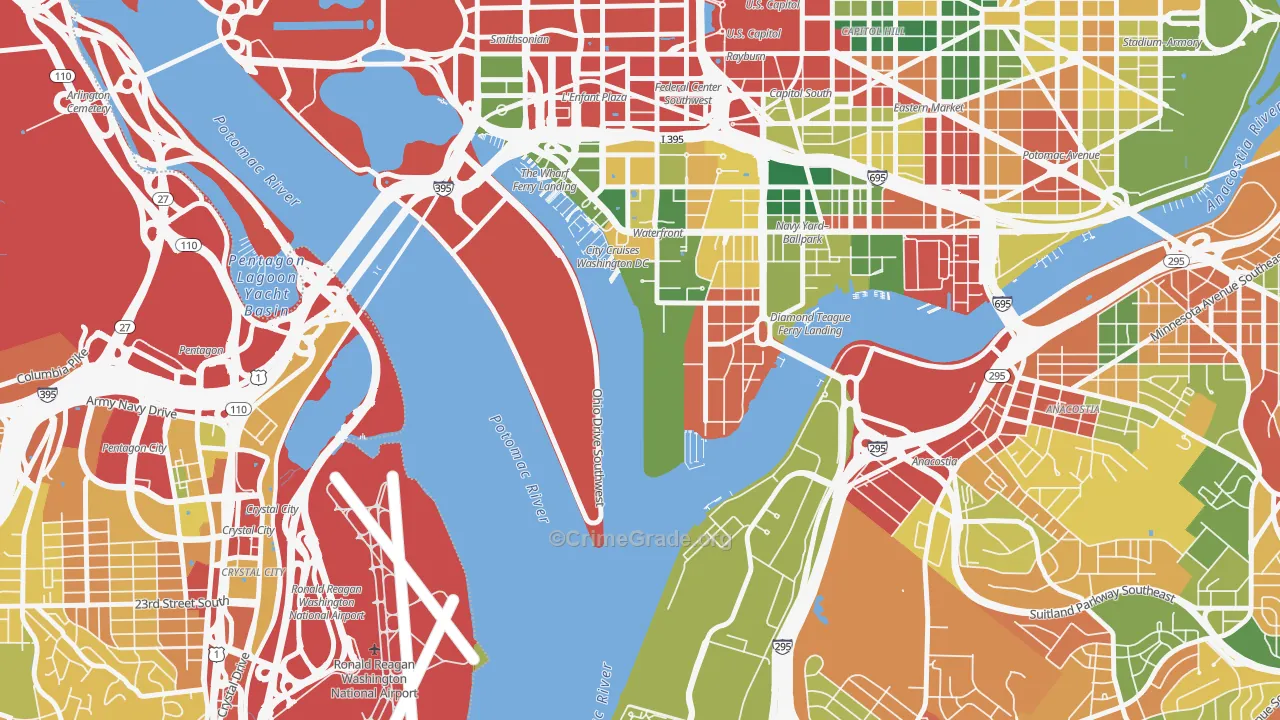 20319, DC Map of Theft Rates