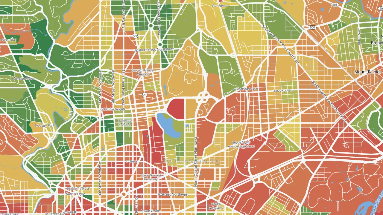 20422, DC Map of Theft Rates