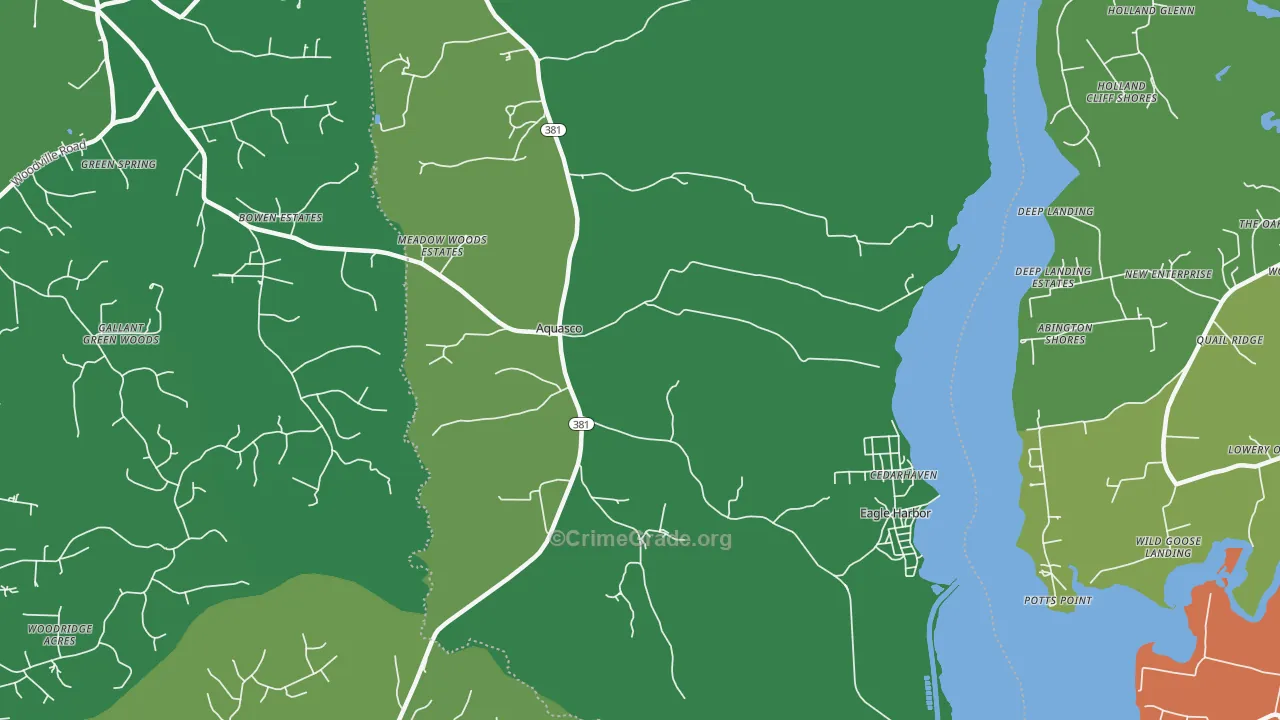 20608, MD Map of Theft Rates