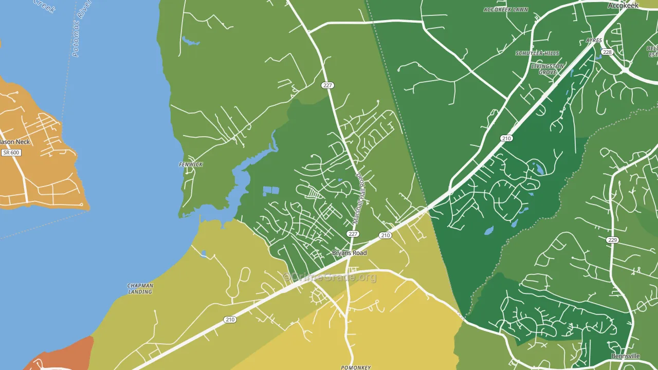 20616, MD Map of Theft Rates