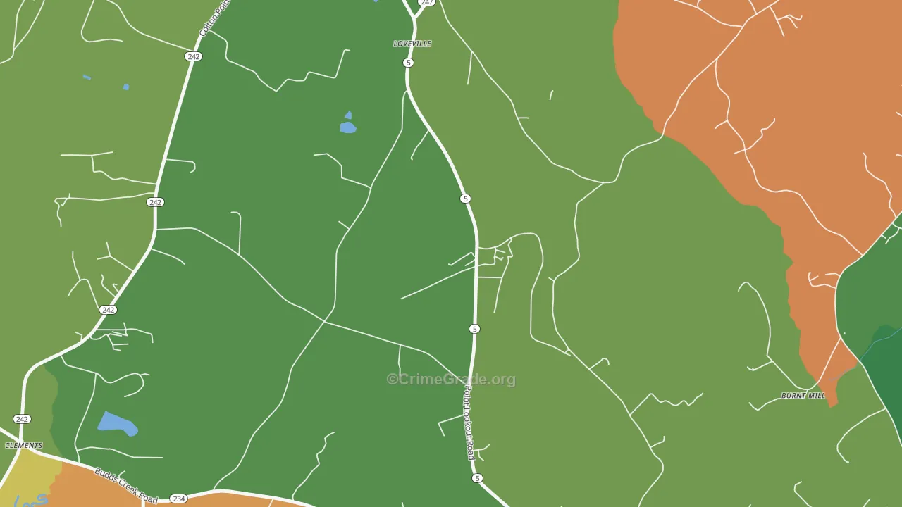 20656, MD Map of Theft Rates