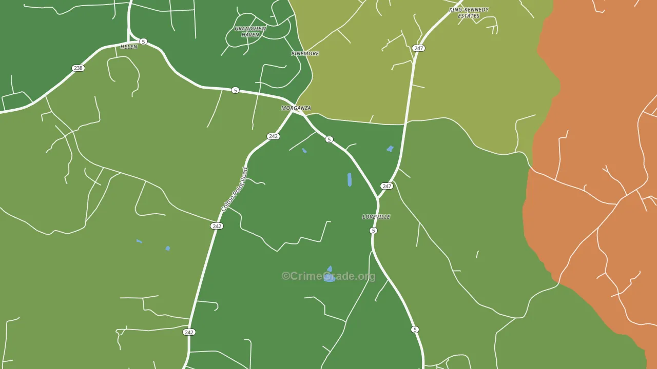20660, MD Map of Theft Rates