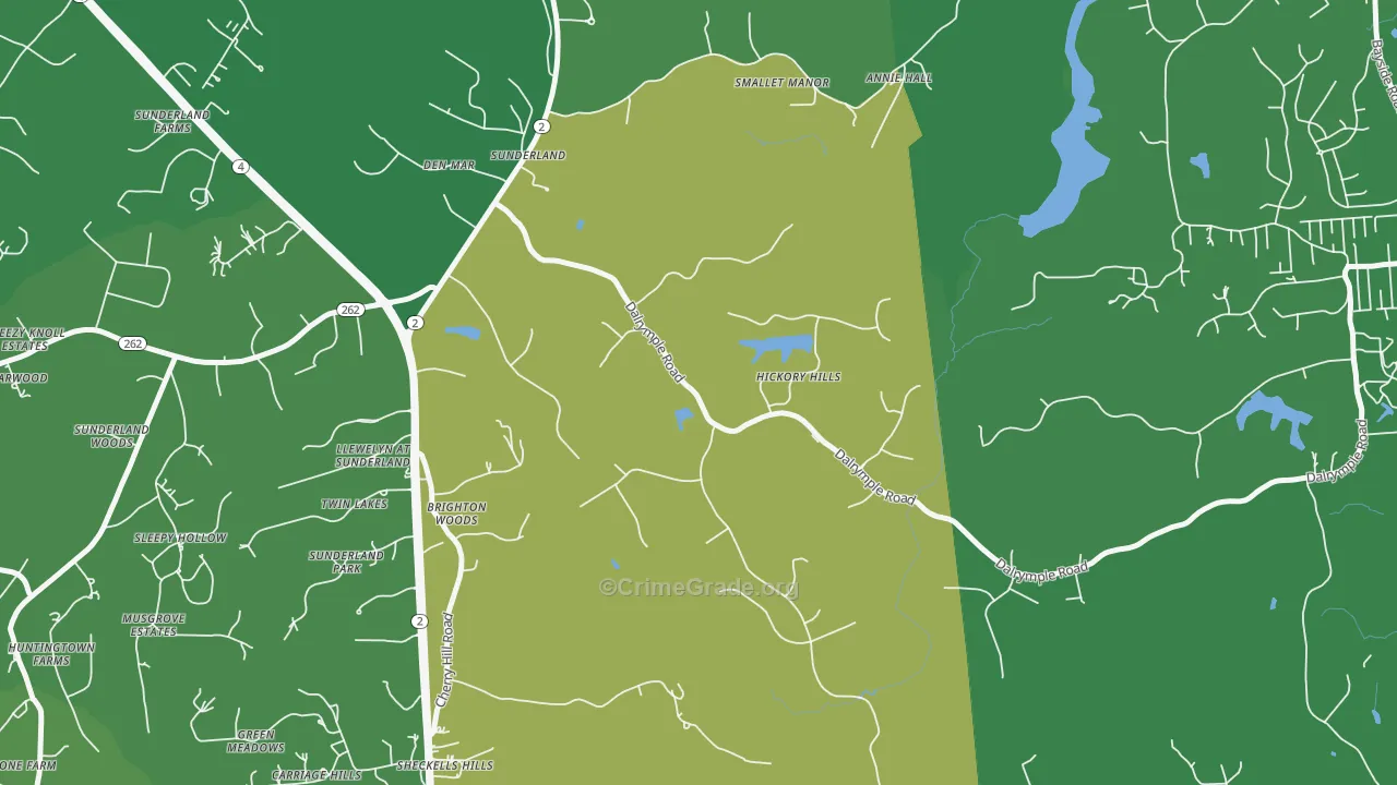 20689, MD Map of Theft Rates