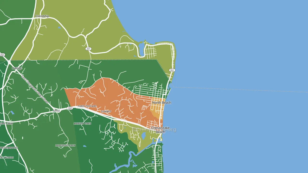 20714, MD Map of Theft Rates