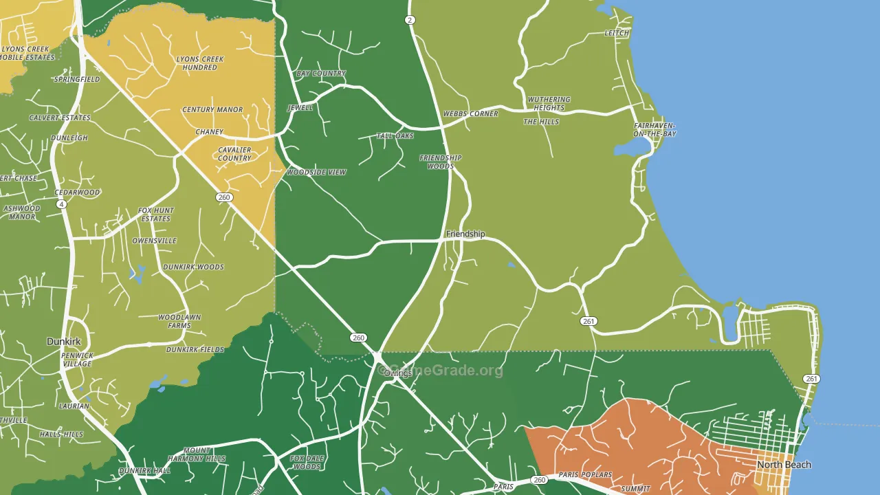 20758, MD Map of Theft Rates